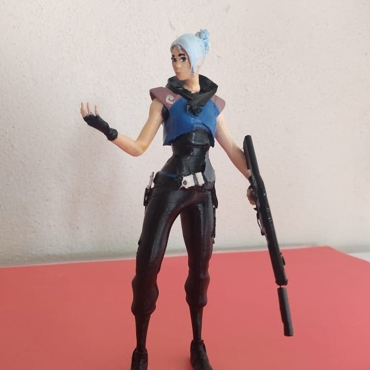 3D Baski Valorant Jett - Metin Atiktürk 3D