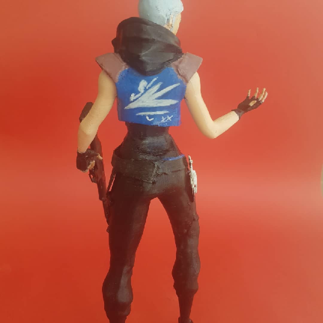 3D Baski Valorant Jett - Metin Atiktürk 3D